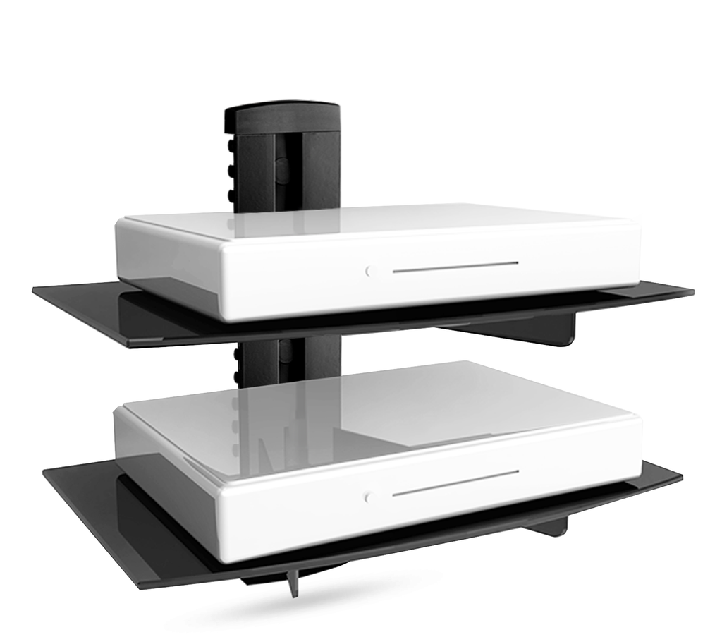 Floating Wall Mounted Dual Shelf CS202B - WALI ELECTRIC