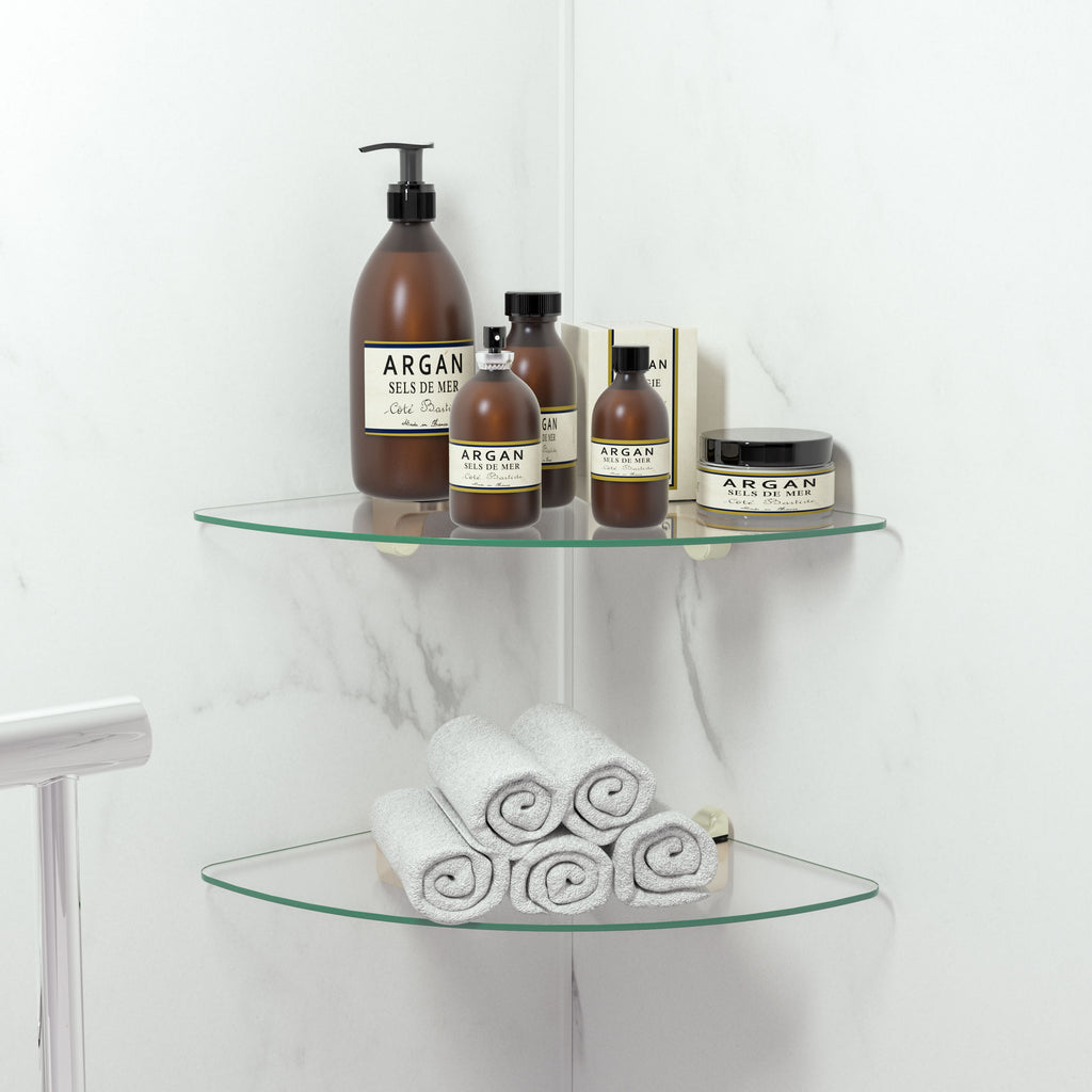 Corner Floating Wall Mounted Shelf CS002S