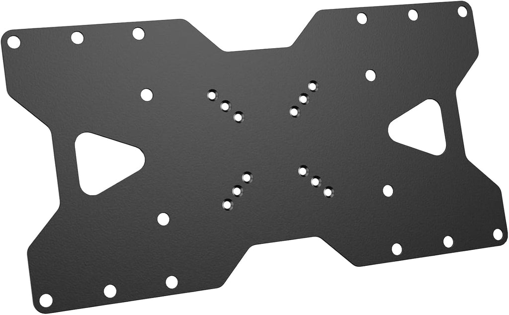 WALI Adapter Plate for TV Mount, 400x200 Universal Mount, Convert 75x75, 100x100mm up to 400x200mm Mounting Holes Patterns (ADP402), Black