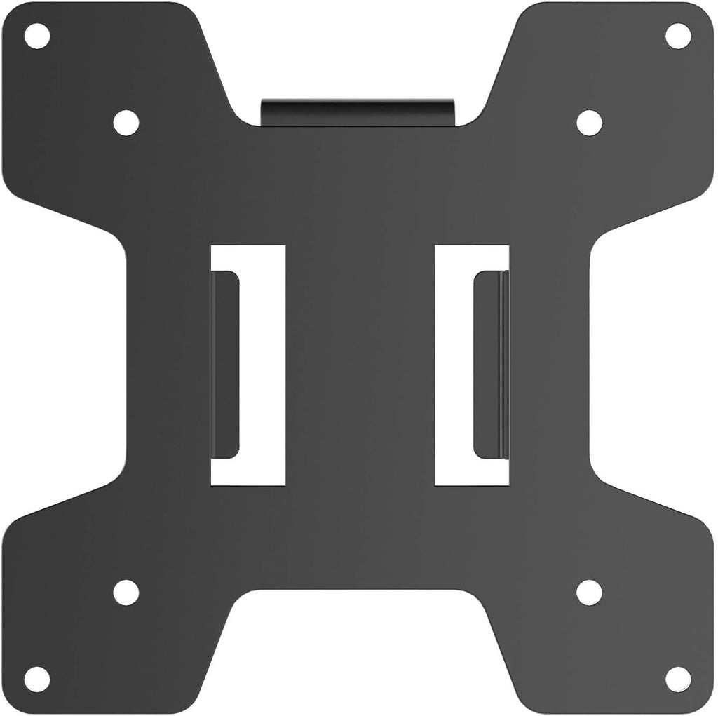 WALI Mounting Plate 75 by 75 mm to 100 by 100 mm Only for WALI Monitor Mounting System (VESA-1), 1 Pack, Black