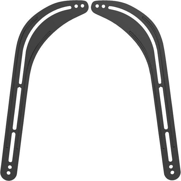 WALI Sound Bar Mount Bracket for Mounting Above or Under TV, Fits 32 to 70 inch TVs, 33 lbs. Weight Capacity (SBR201), Black