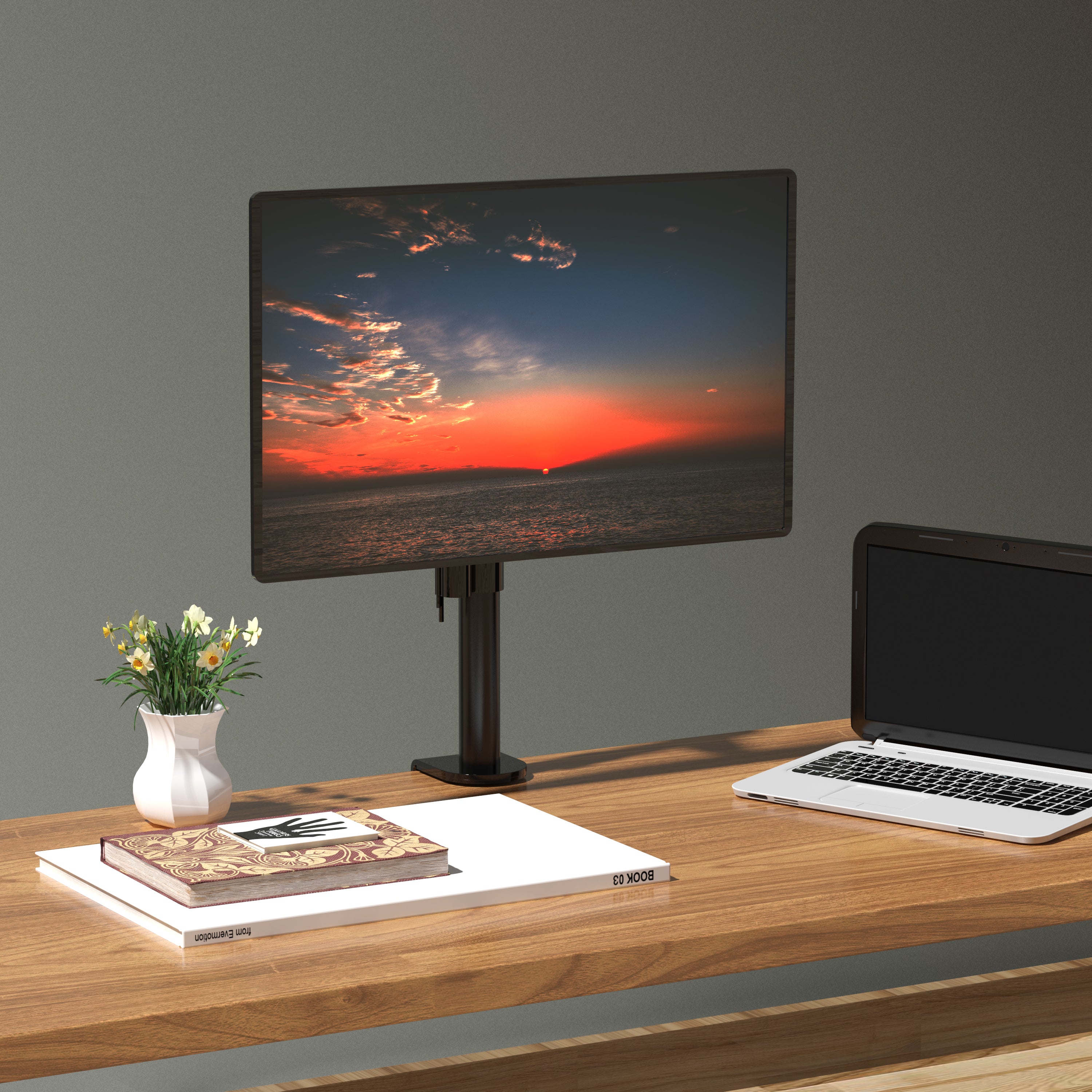 Single Computer Monitor Single Monitor Desk Mount Stand at Amelia Rojas blog