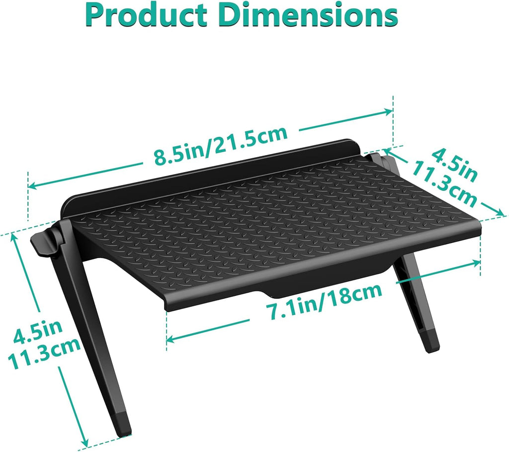 WALI TV Top Shelf 2 Pieces, 8 Inch Adjustable Monitor Top Shelf Screen Storage Computer Screen Shelves Top TV Shelves for Cable Box Media Box Router DVD, Black(TSP001-2B)