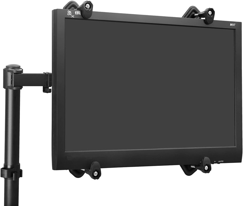 WALI Mount Bracket Adapter Monitor Arm Mounting Kit for Screen 13 to 27 inch, Mounting Holes 75mm and 100mm (UVVEP)