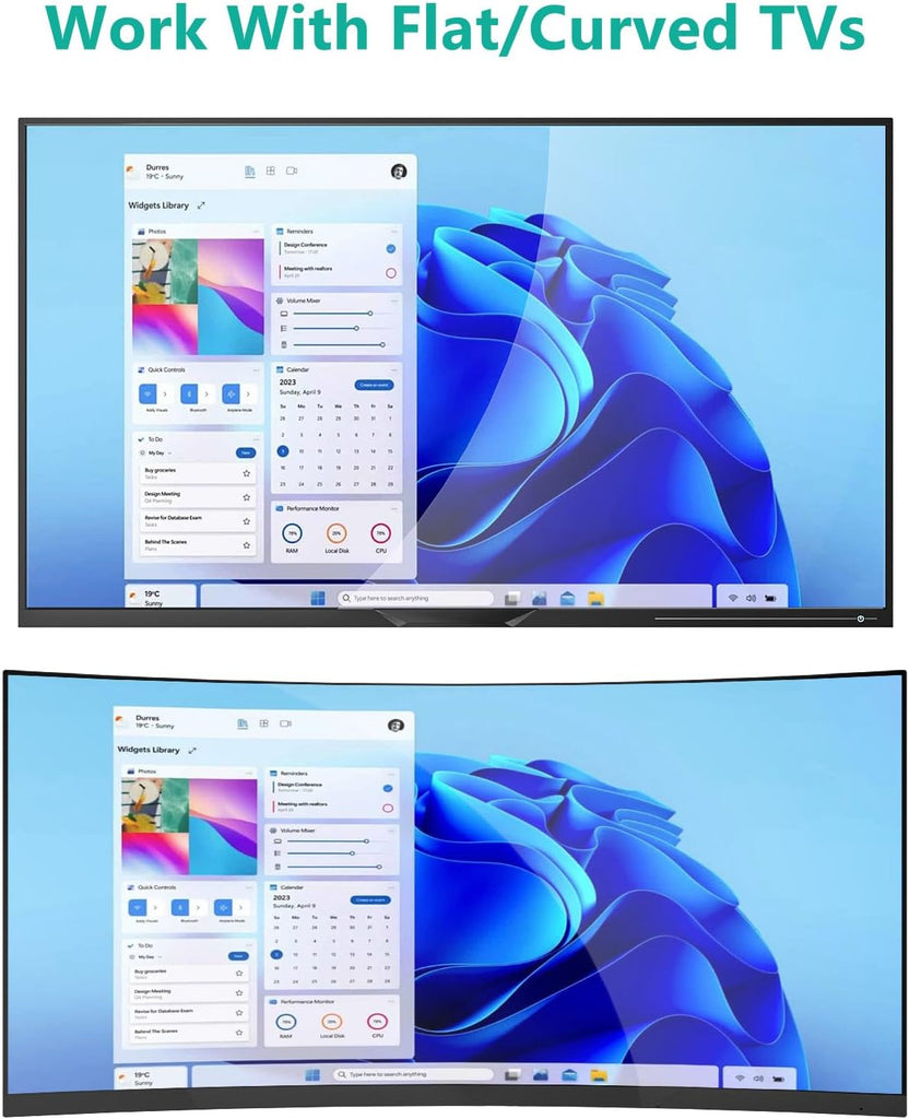 WALI Universal TV Mount Hardware Kit Includes M4 M5 M6 M8, Fit Most up to 80 inches TV/Monitor Mounts (UVSP-N), Black
