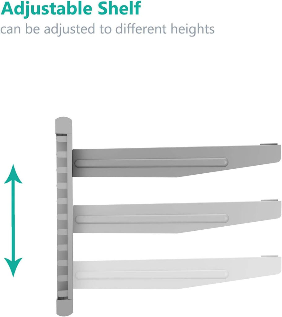 WALI Floating Entertainment Center Shelves, Holds Up to 17.6lbs, TV Shelf with Strengthened Tempered Glasses for DVD Players, Cable Boxes, Games Consoles, TV Accessories (CS201S), 1 Shelf, Silver