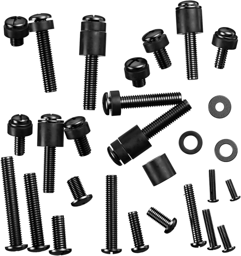 WALI Universal TV Mount Hardware Kit Includes M4 M5 M6 M8, Fit Most up to 80 inches TV/Monitor Mounts (UVSP-N), Black