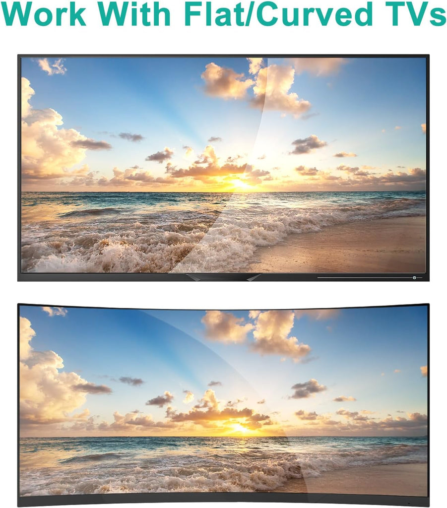 WALI Universal TV Mounting Hardware Kit Set Includes M4 M5 M6 M8 TV Screws and Spacer Fit Most TVs up to 80 inch (UVSP), Black