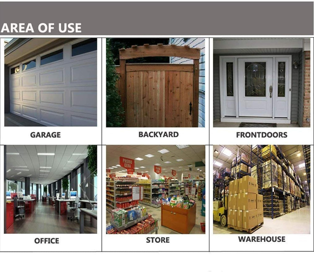 WALI Dummy Fake Security CCTV Dome Camera with Flashing Red LED Light with Security Alert Sticker Decals (SD-6), 6 Packs, Black