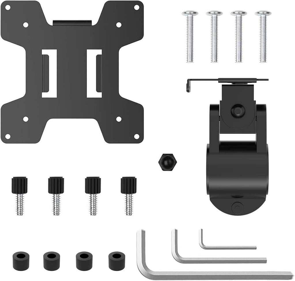 WALI Mounting Plate for Monitor System, Holes 75 by 75 mm and 100 by 100 mm (VES01), Black