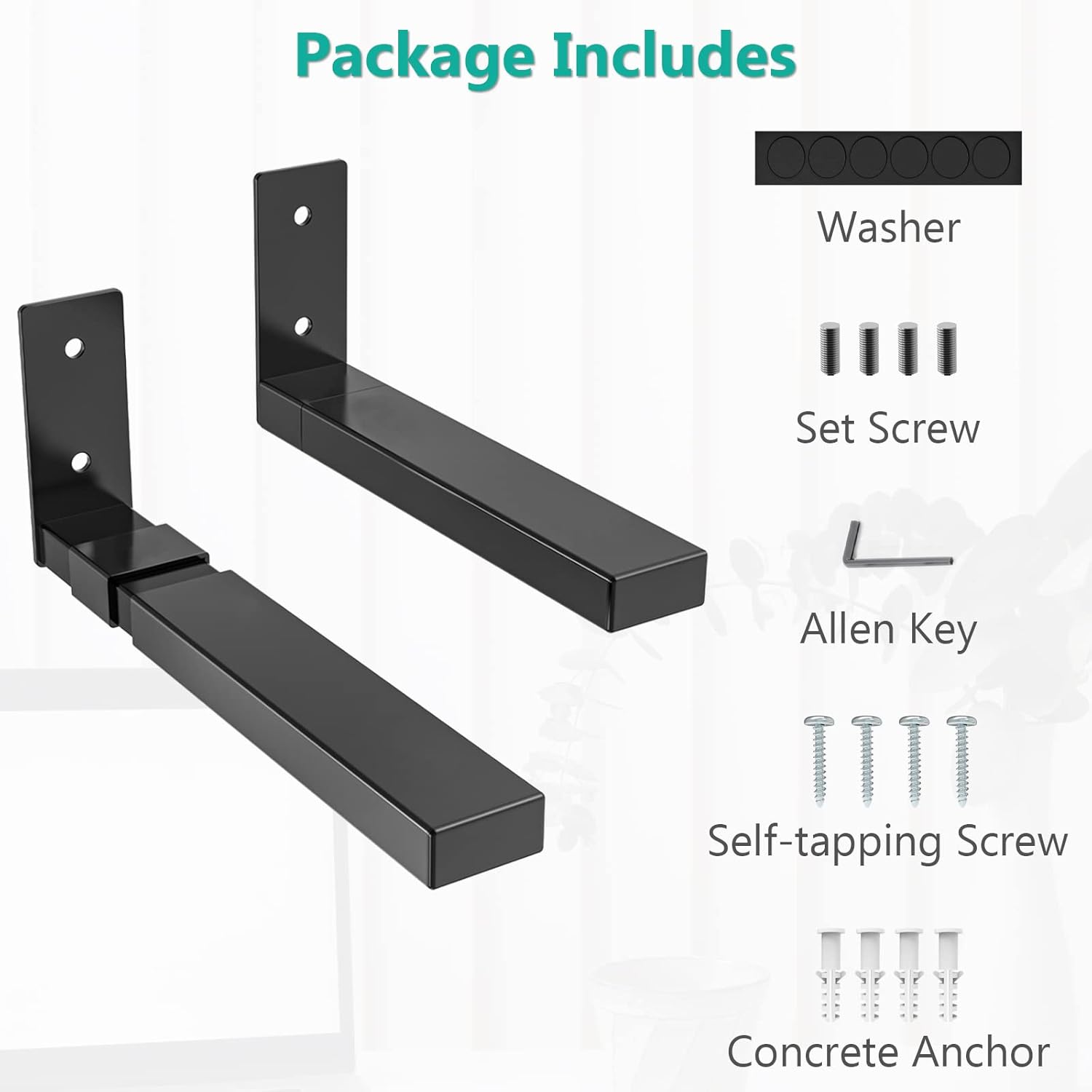 Wall Mount Channel WALI Center Channel Speaker Wall Mount, Universal Soundbar Wall Mount ...