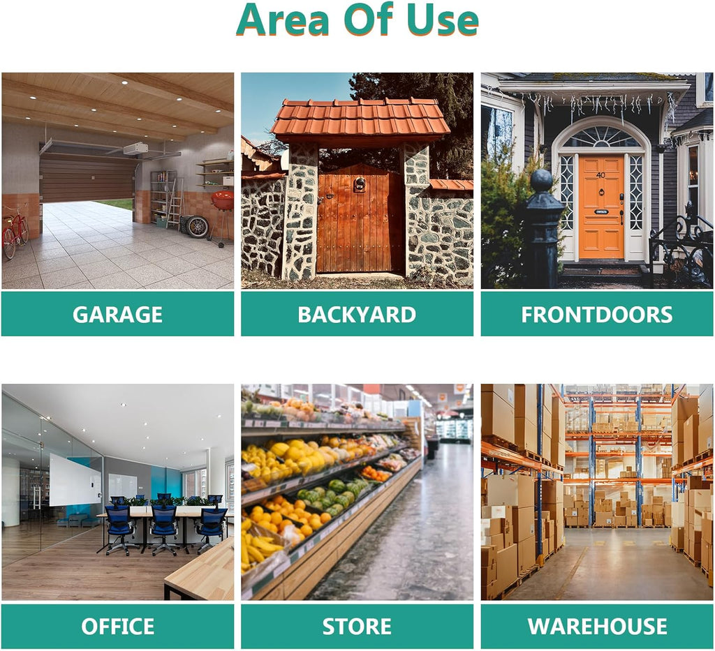 WALI Dummy Fake Camera, Surveillance Security CCTV Dome Camera, Indoor Outdoor Cameras, with One LED Light, Security Alert Sticker Decals (TC-S2), 2 Packs, Silver