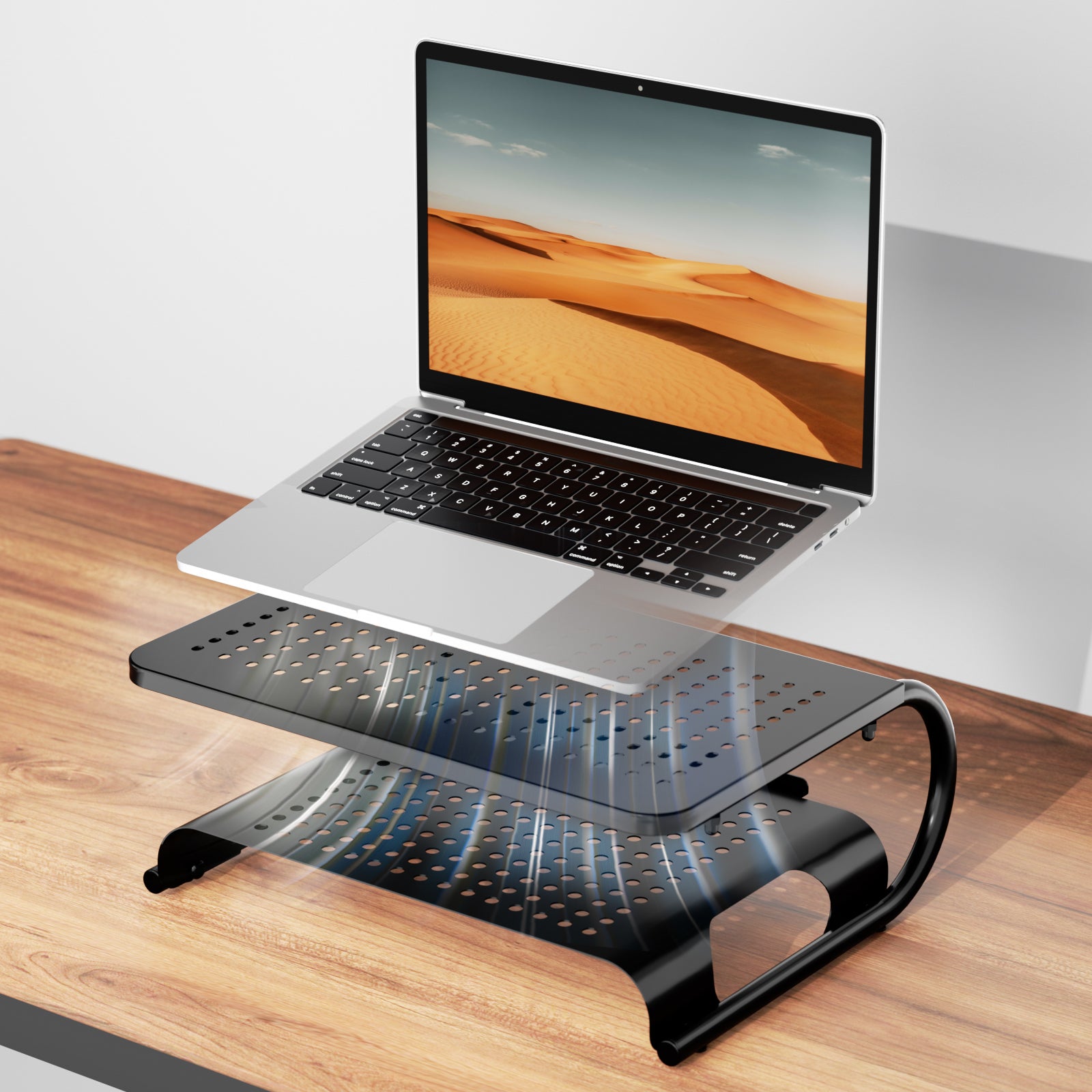 Desk Risers For Monitors WALI Monitor Stand Riser, Computer Desktop ...