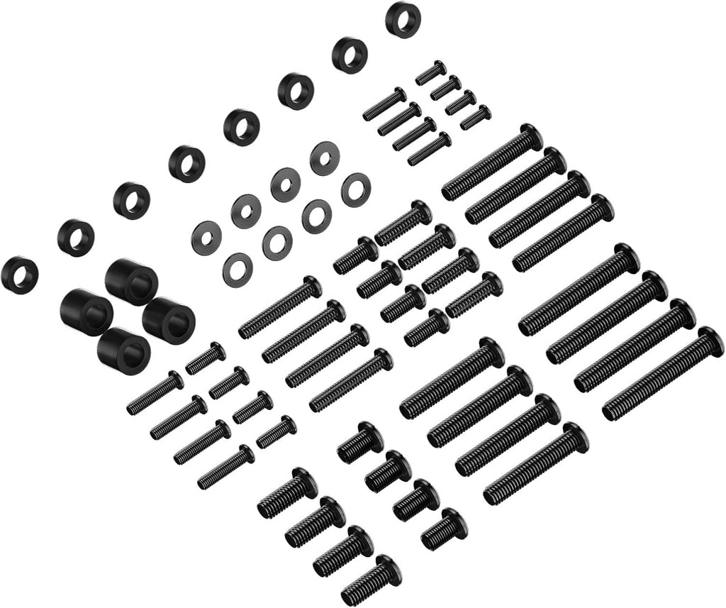 WALI Universal TV Mount Hardware Kit Includes M4 M5 M6 M8, Fit Most up to 80 inches TV/Monitor Mounts (UVSP-N), Black