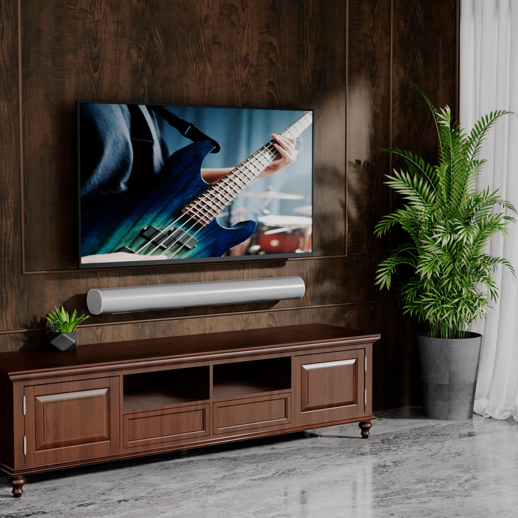 WALI Soundbar Wall Mount, Designed for Sonos Arc and SONOS ARC Ultra, Low Profile Sound Bar Mount Bracket Under TV with Hardware Kit, Easy to Install (SON003-W), White