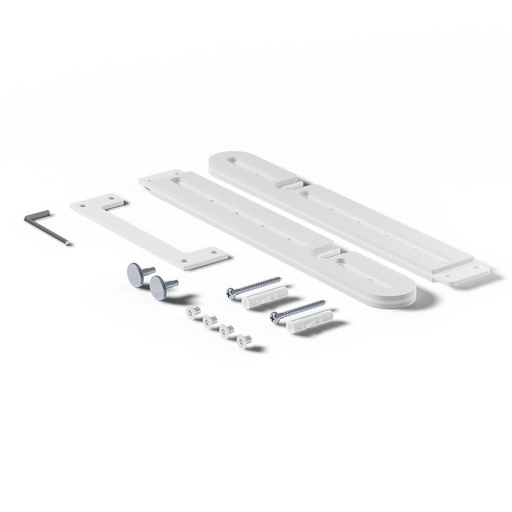 WALI Soundbar Wall Mount, Designed for Sonos Arc and SONOS ARC Ultra, Low Profile Sound Bar Mount Bracket Under TV with Hardware Kit, Easy to Install (SON003-W), White