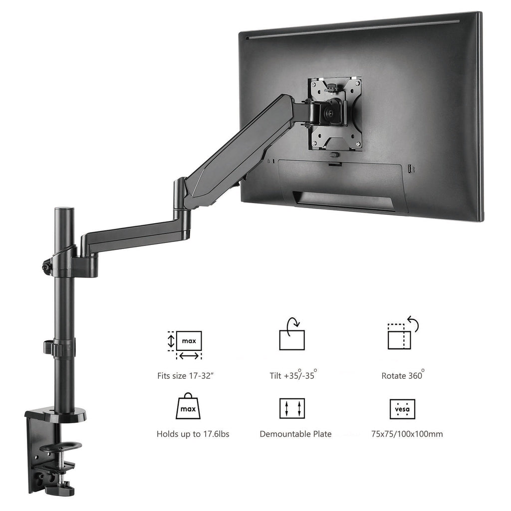 Gas Spring Monitor Desk Mount  GSDM001