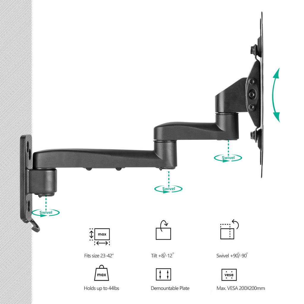 TV Wall Mount for 13" to 42" 1342LM - WALI ELECTRIC