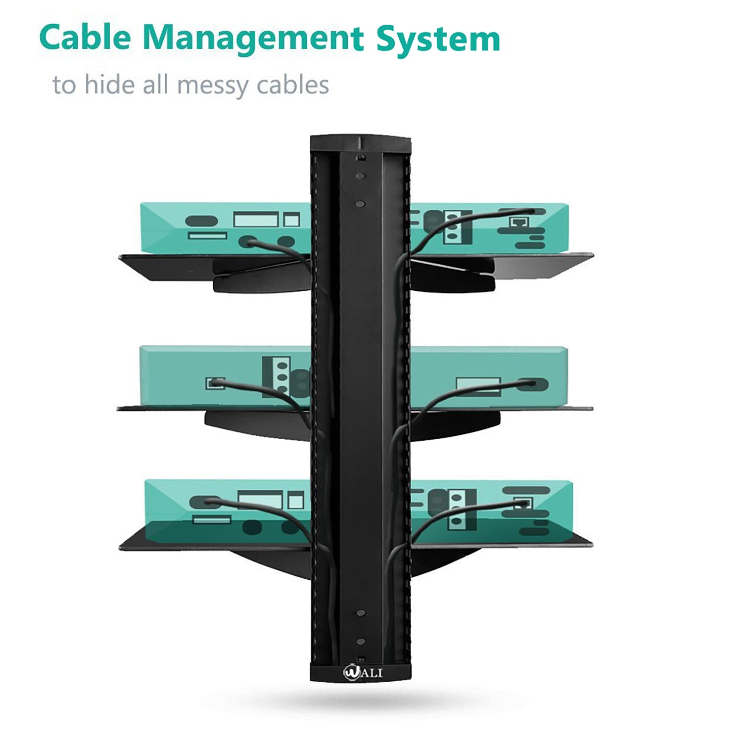 Floating Wall Mounted Triple Shelf CS203