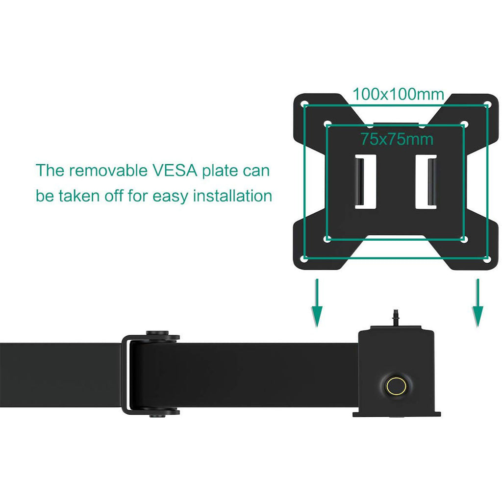 Extra Tall Single Monitor Desk Mount M001XL