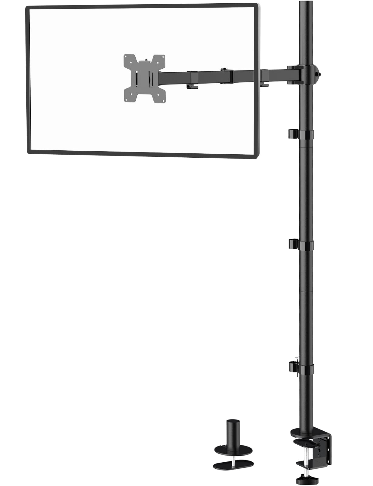Single Monitor Stand Desk Mount, 47.2 inch Tall Monitor Stand, M001XXL -  WALI ELECTRIC