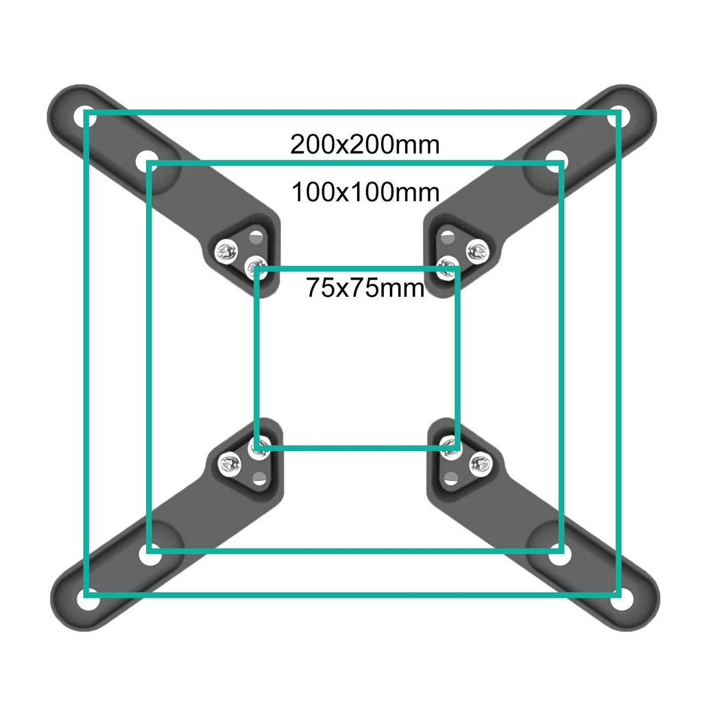 Bracket Adapter for Upgrade VESA EXT200 - WALI ELECTRIC
