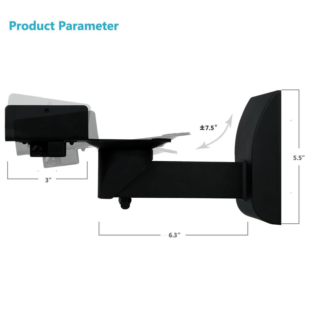 Dual Side Speaker Wall Bracket SWM201 - WALI ELECTRIC