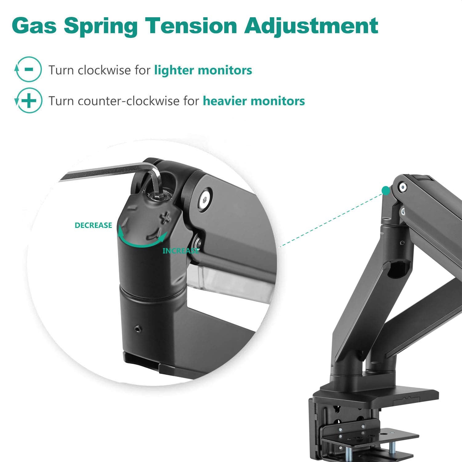 EasyMove, Adjustable Gas-Spring Monitor Stand