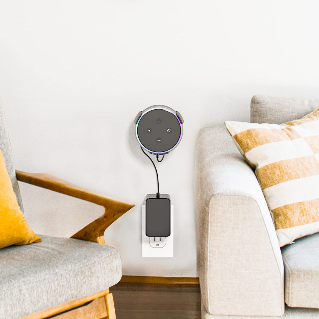 Dot Wall Mount, Speaker Bracket Holder with Cable Management, SWM-EH-03B