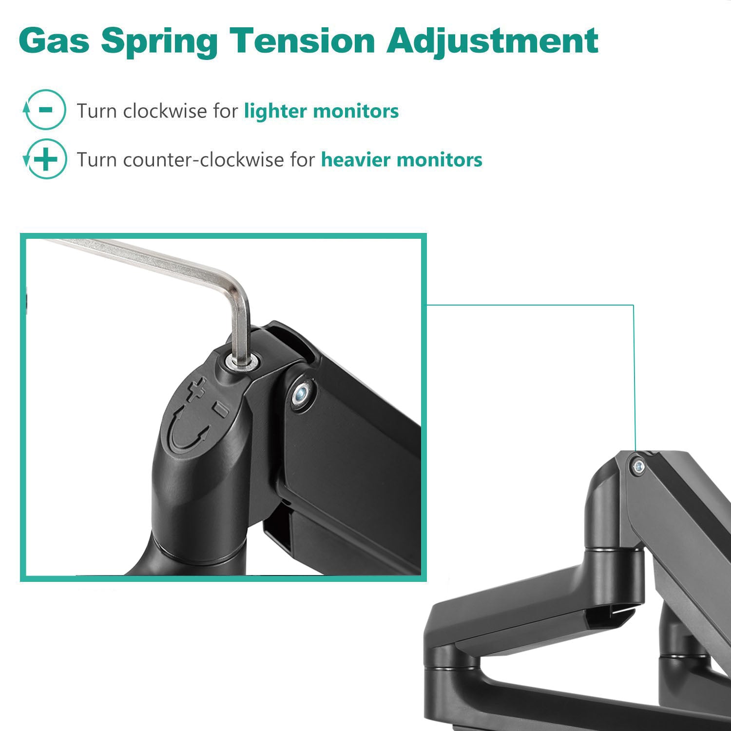 Gas Spring Hoder Mount Gas Spring Arms - WALI ELECTRIC
