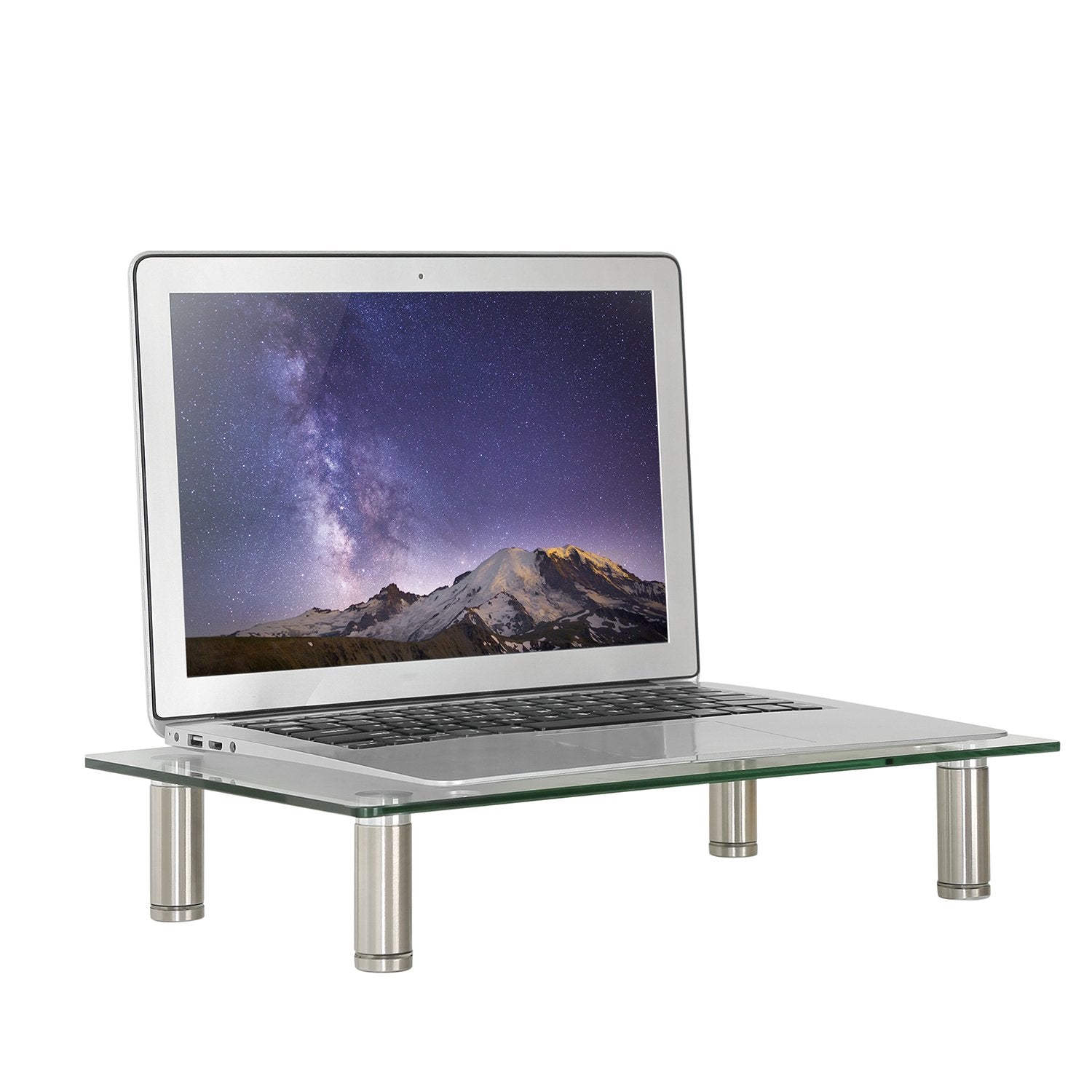 Height Adjustable Glass Monitor Riser GTT001-2 - WALI ELECTRIC