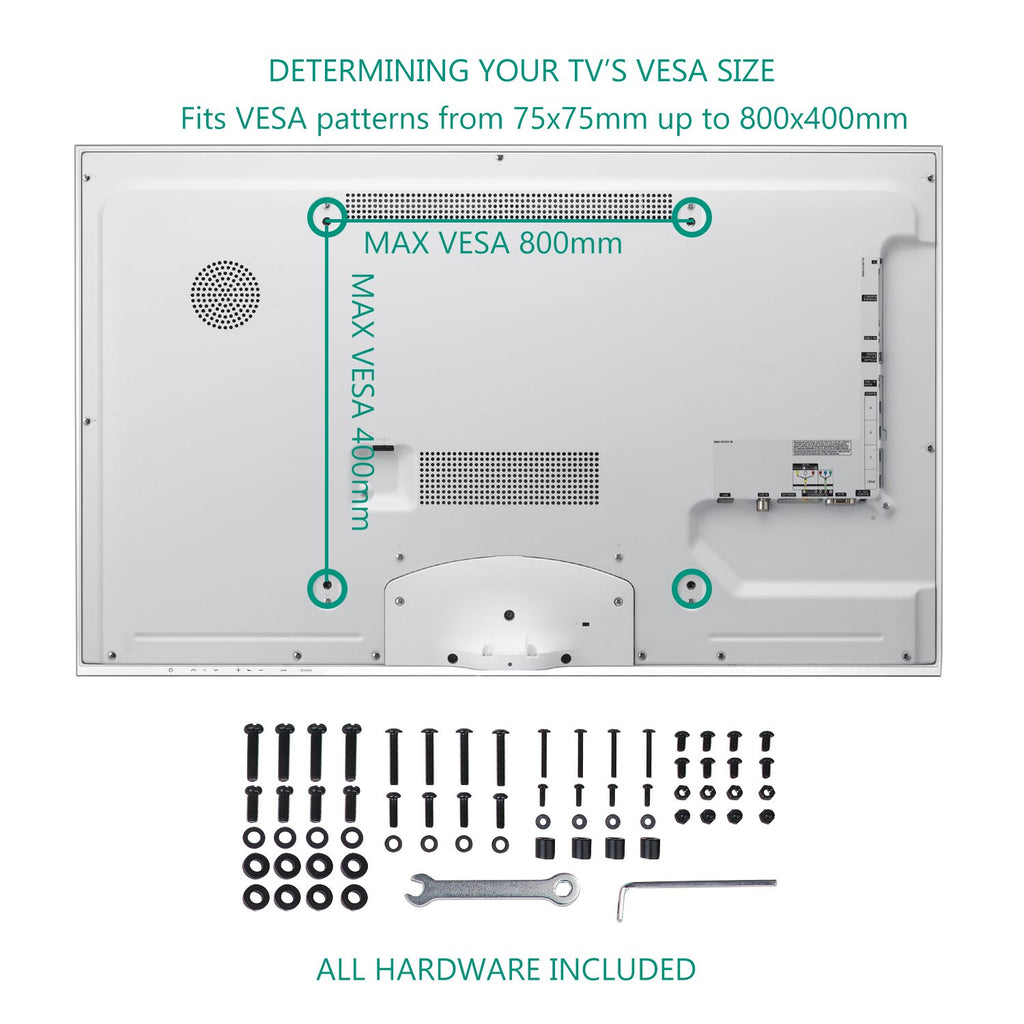 TV Stand Table Top for 22" to 65" TVS001 WALI ELECTRIC