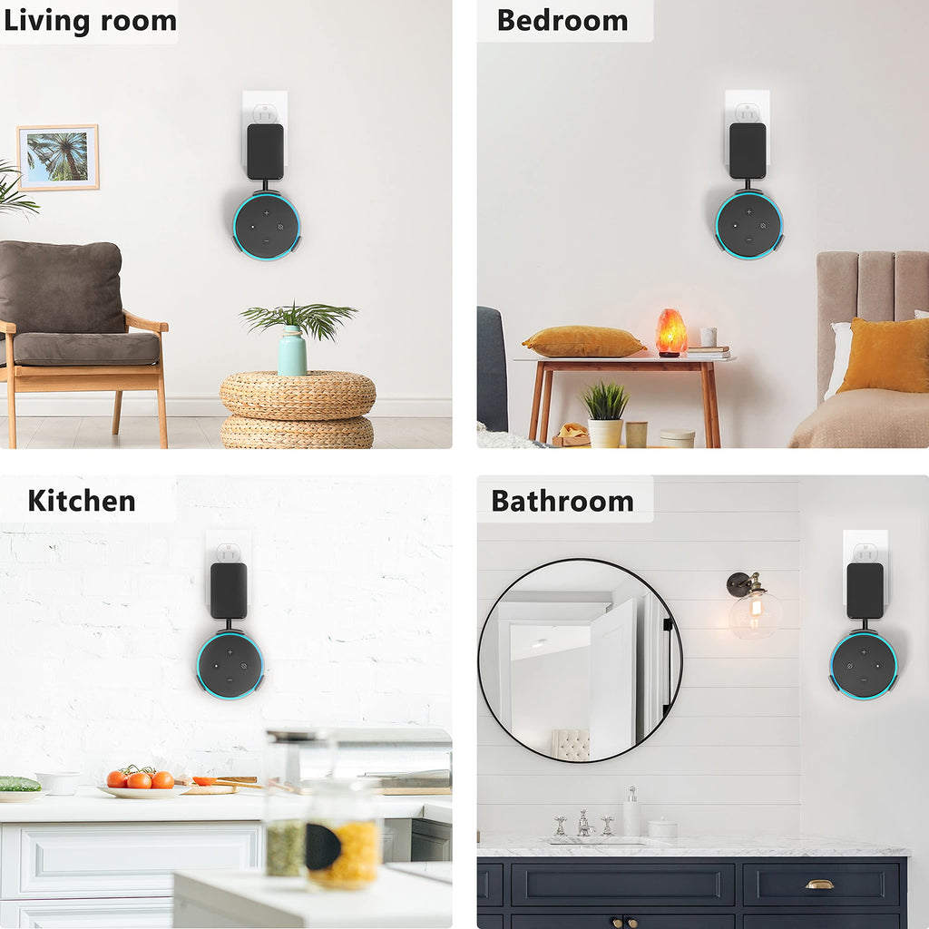 Dot Wall Mount, Speaker Bracket Holder with Cable Management, SWM-EH-03B