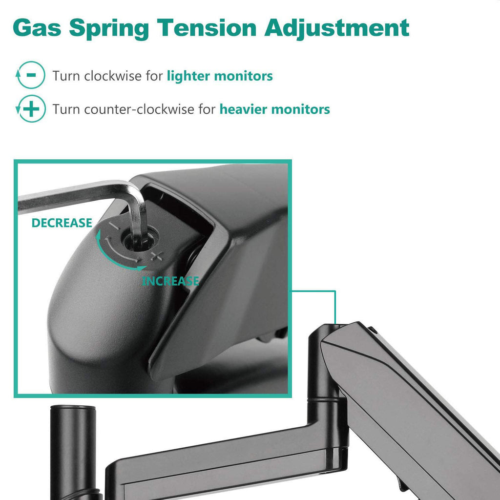 Gas Spring Monitor Desk Mount  GSDM001
